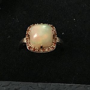 Genuine Australian Crystal Opal Ring